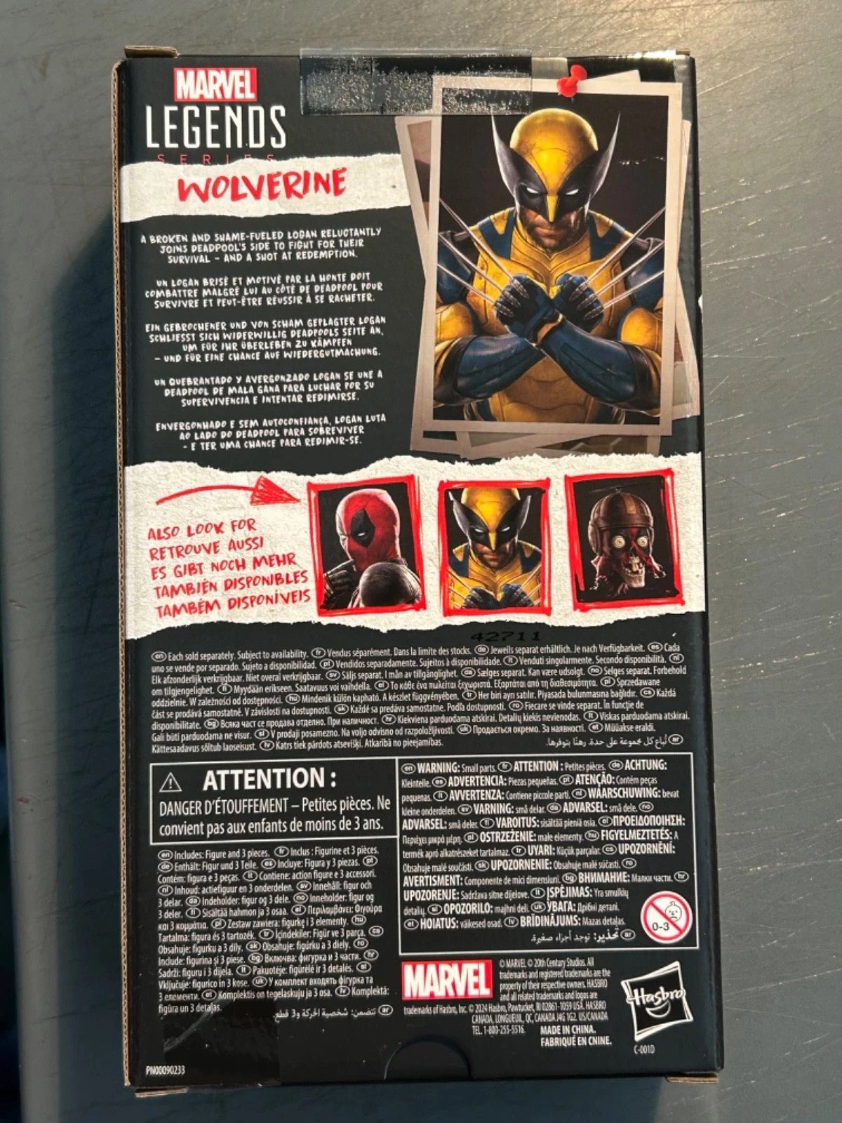Marvel Legends Deadpool & Wolverine Wolverine 6" Action Figure Brand New Sealed - Orysin
