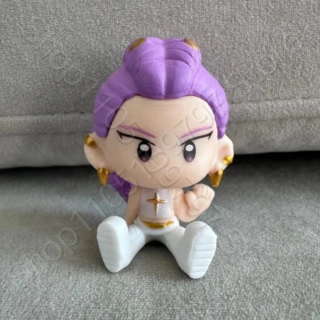 Conjunto de bonecos de ação 10 peças KPop Demon Huntrix Rumi Mira Zoi Saja brinq - Orysin