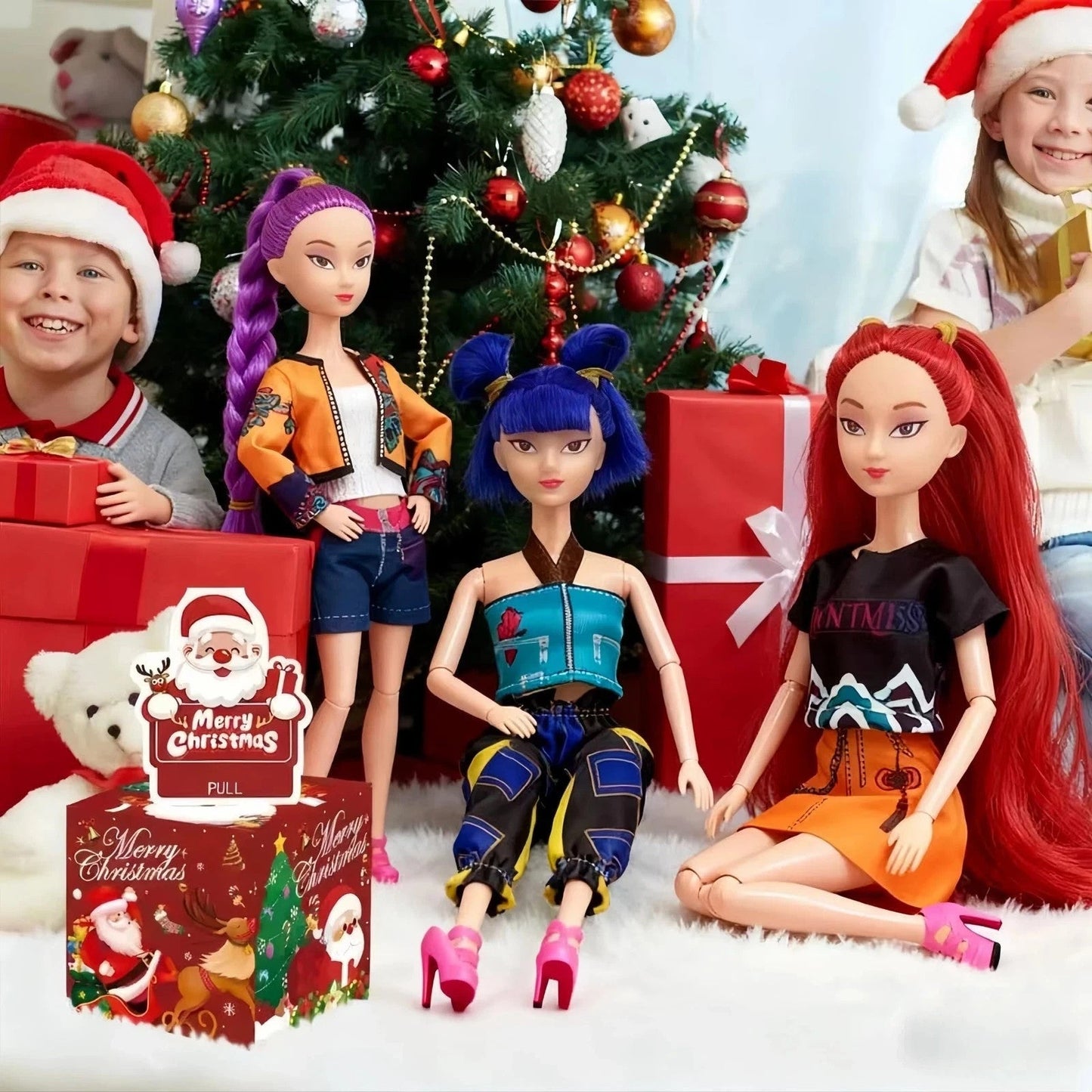 Cosplay Kpop Demon Hunters Dolls, K Pop Collectible Figure Toys with Music Light - Orysin