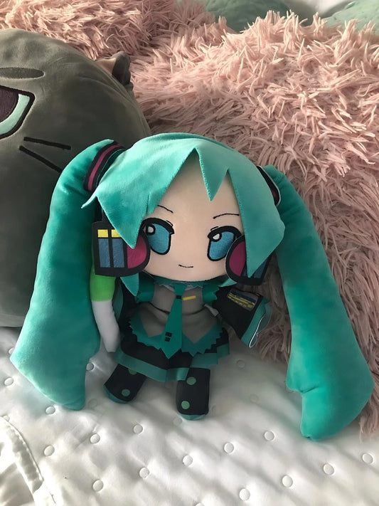 Hatsune Miku Plush Doll 25cm Japanese Anime Stuffed Toy Soft Pillow Gift - Orysin