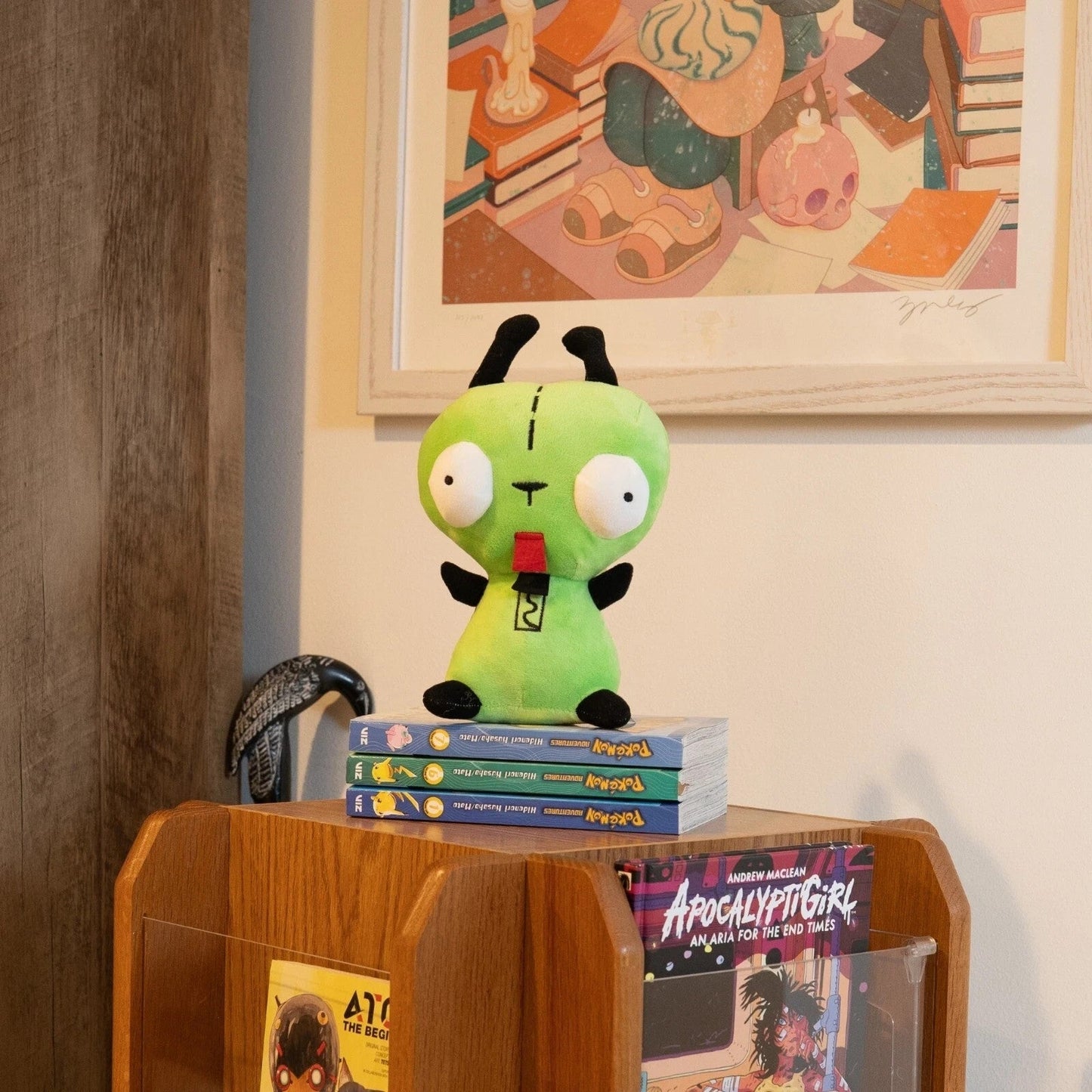 Invader Zim GIR Zippermouth Plush 10" Funny Robot Dog Alien Collectible Toy - Orysin
