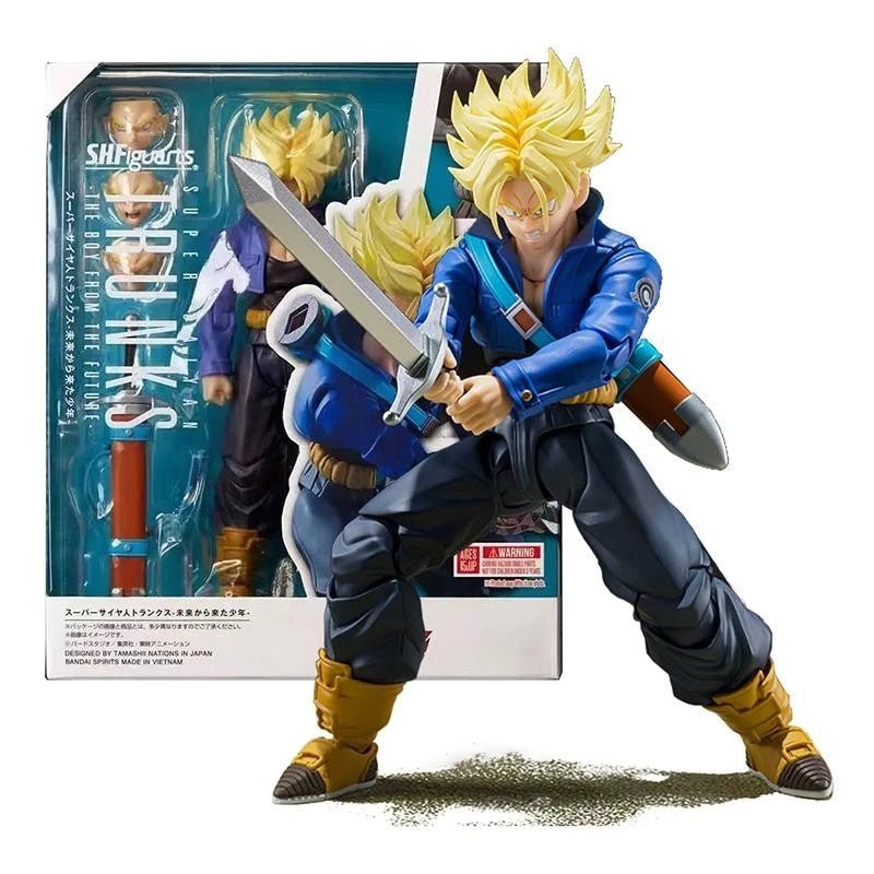 SHF Dragon Ball Z Trunks Figure Super Saiyan Action Figure PVC Model Toy - Orysin