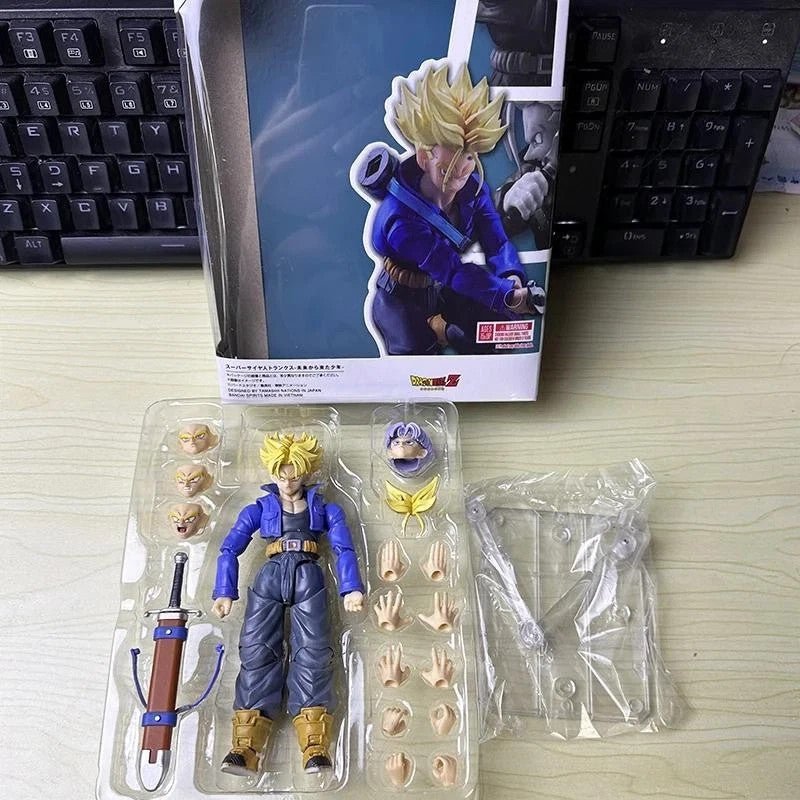 SHF Dragon Ball Z Trunks Figure Super Saiyan Action Figure PVC Model Toy - Orysin
