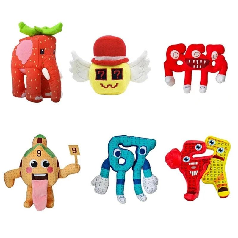 Steal A Brainrot 67 Plush Esok Sekolah Strawberry Elephant Toys for Game Fans - Orysin